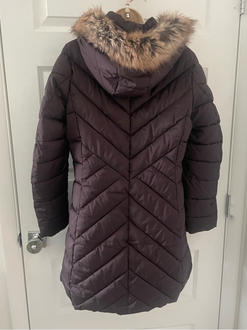 Lands' End FeatherFree Cozy Fleece-Lined Winter Coat - S